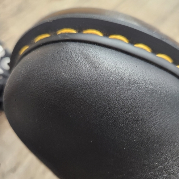 DR.MARTENS ZIP NAPPA 1460 BLACK Combat Moto boots, US Mens 4,US Women's 5 - Picture 12 of 12